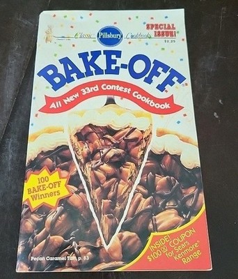 VTG original Collectible Pillsbury 33rd bake-Off Contest Cookbook #86