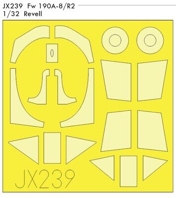 Eduard Paint Mask JX240 1/32 Focke-Wulf Fw-190A-8/R2 TFace Revell