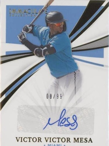 2021 Panini Immaculate Collection - Victor Victor Mesa #IS-VM