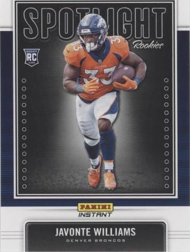 2021 Panini Instant NFL Javonte Williams #SR15