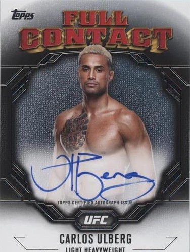 2024 Topps UFC Knockout - Carlos Ulberg #FCA-CUG