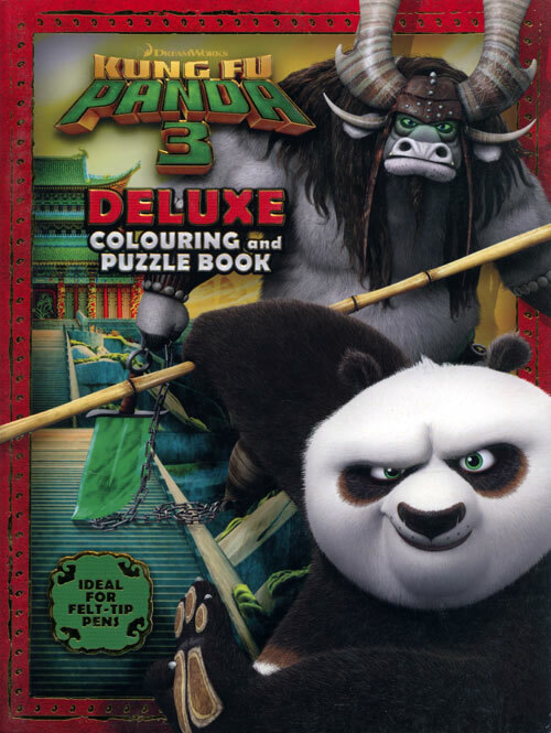 details about kung fu panda 3 coloring book rare unused