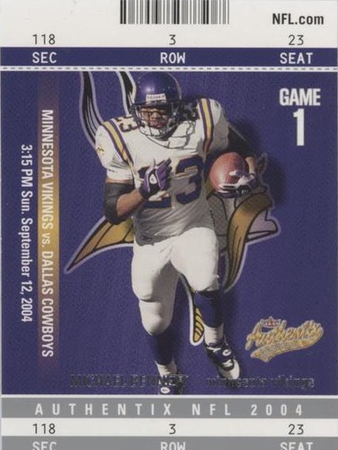 2004 Fleer Authentix Michael Bennett #92