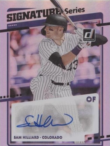 2020 Panini Donruss - Sam Hilliard #SS-SH