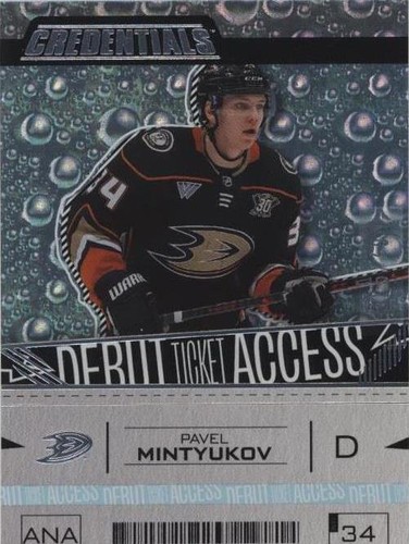 2023-24 Upper Deck Credentials - Pavel Mintyukov #160
