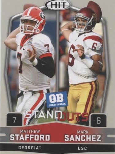 2009 SAGE Hit Mark Sanchez Matthew Stafford #52