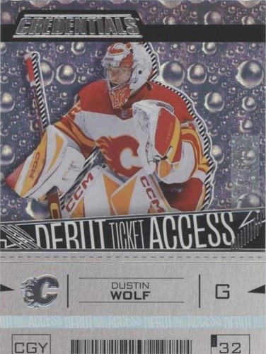 2023-24 Upper Deck Credentials - Dustin Wolf #190