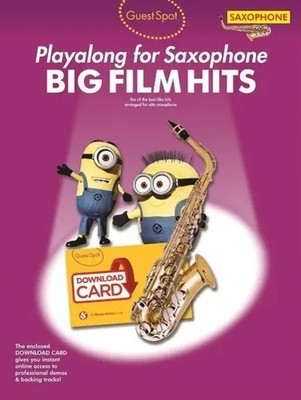 Music Sales Own | Guest Spot: Big Film Hits Playalong For Alto Sax | Englisch