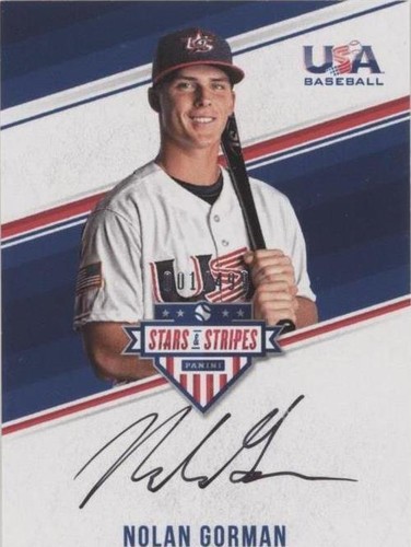2018 Panini USA Baseball Stars & Stripes - Nolan Gorman #NG
