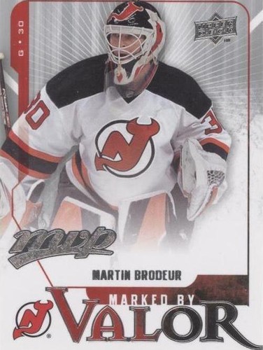 2008-09 Upper Deck MVP - Martin Brodeur #MV1