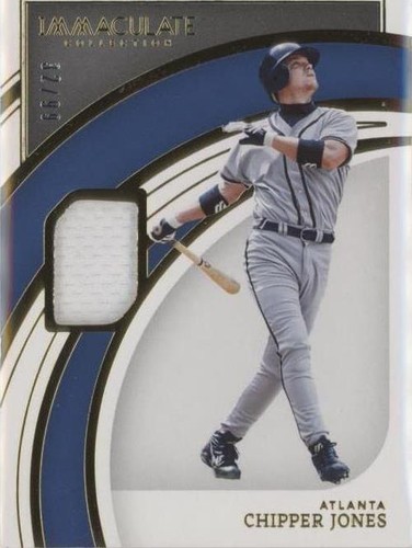 2022 Panini Immaculate Collection - Chipper Jones #10