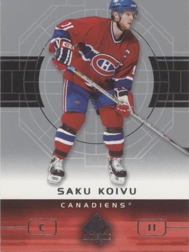 2002-03 SP Authentic - Saku Koivu #48