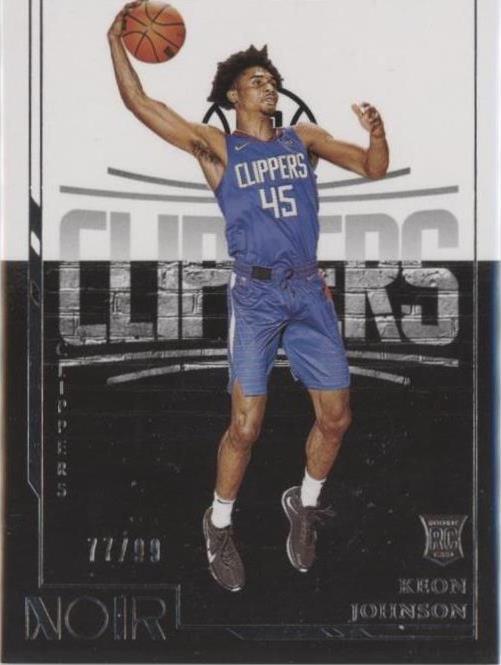 2019-20 Panini Noir - Keldon Johnson #303 for sale | eBay