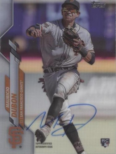 2020 Topps Clearly Authentic Autographs - Mauricio Dubon #CCA-MD