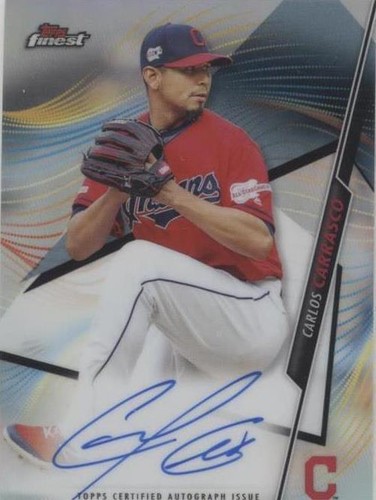 2020 Topps Finest - Carlos Carrasco #FA-CC
