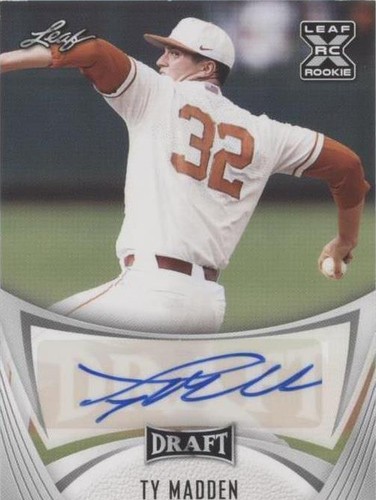 2021 Leaf Draft - Ty Madden #BA-TM1