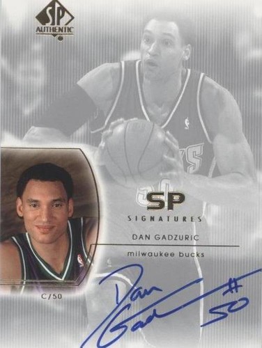 2002-03 SP Authentic - Dan Gadzuric #DG