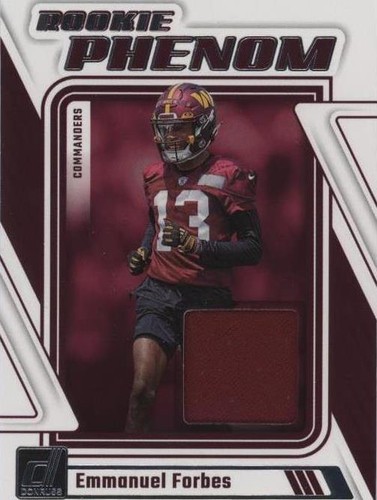 2023 Panini Donruss Emmanuel Forbes #RPJ-EFOR