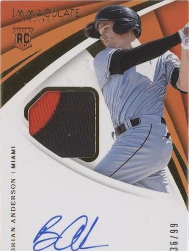 2018 Panini Immaculate Collection - Brian Anderson #20