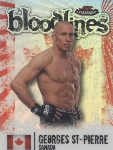 2012 Topps Finest UFC - Georges St-Pierre #BL-GS