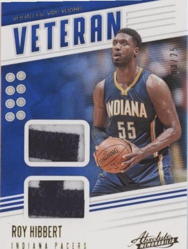 2019-20 Panini Absolute Memorabilia - Roy Hibbert #VT-RHB