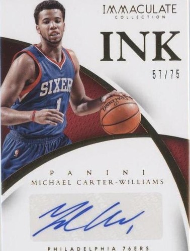 2014-15 Panini Immaculate Collection - Michael Carter-Williams #9