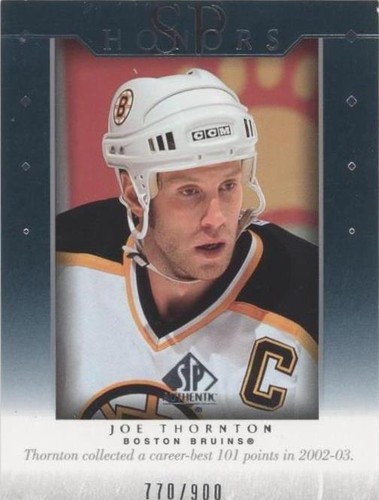 2003-04 SP Authentic - Joe Thornton #H25