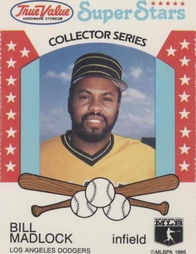 1986 True Value Hardware Super Stars - Bill Madlock #23