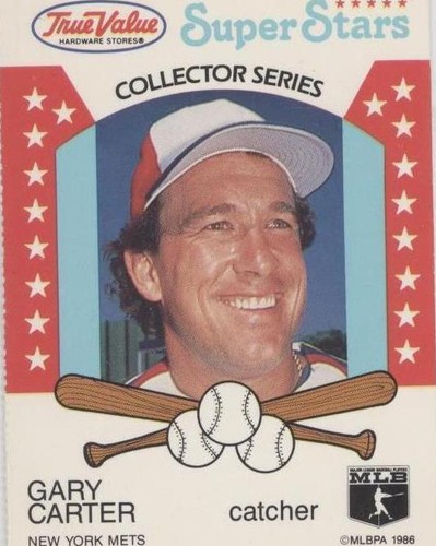 1986 True Value Hardware Super Stars - Gary Carter #16