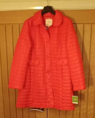 Kate Spade Quilted Coat XL with feature bow bag