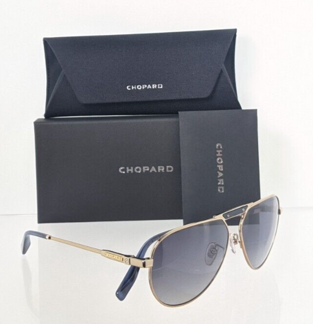 Pre-owned Chopard Brand Authentic  Sunglasses Schf 80 08ff Italian Frame Schf80 In Blue