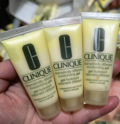 Lot 3 x Clinique Dramatically Different Moisturizing Gel Oily Skin 15ml/.5 oz ea