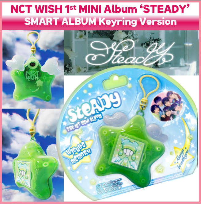 NCT WISH WICHUs Memory Ver. SMART ALBUM With KEYRING / 1st NCT WISH WICHUs Memory Ver. SMART ALBUM With KEYRING / 1st