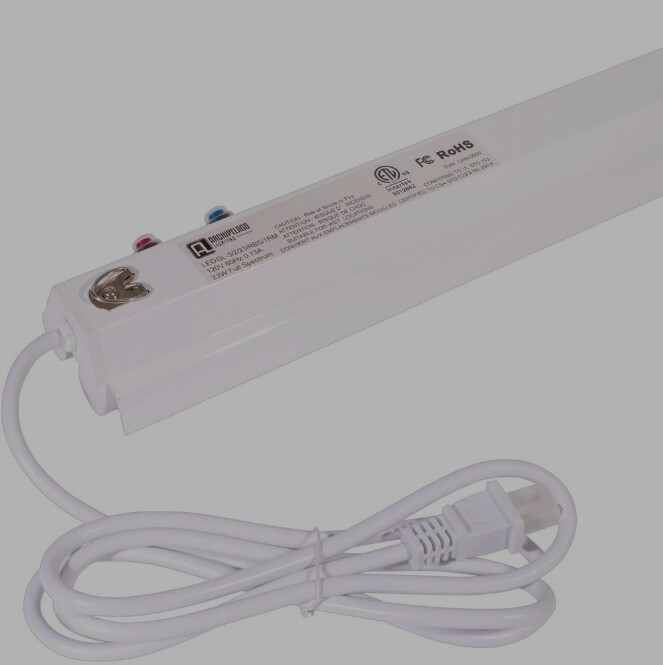 2 ft. 23-Watt White Grow Light Red Plus Blue Spectrum (2-Pack)