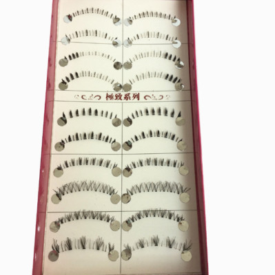10 Pairs Different Style Lower Under Bottom Eye Lashes Extension False Eyelashes