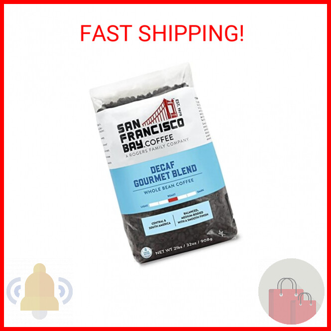 San Francisco Bay Whole Bean Coffee - DECAF Gourmet Blend (2