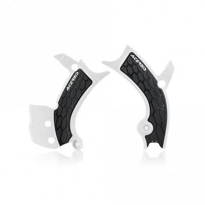 Acerbis X-Grip Frame Guards - YZF250 19-23 YZF450 YZF250/450FX - White/Black img