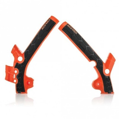 Acerbis X-Grip Frame Guards - KTM SX85 13-17 - Orange/Black img