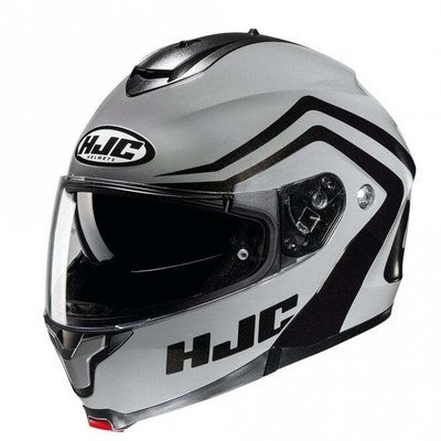 HJC C91N Flip/Modular NEPOS (2206) Motorcycle Helmet - Grey/Black (Matte)