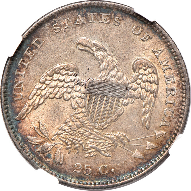 1831 Capped Bust Quarter MS / Mint State 62, NGC 25C C42117