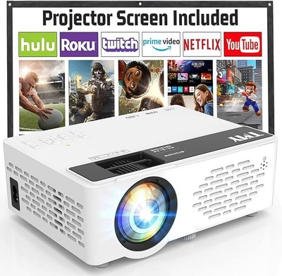 TMY Portable Movie Projector, Native 1080P and Bluetooth