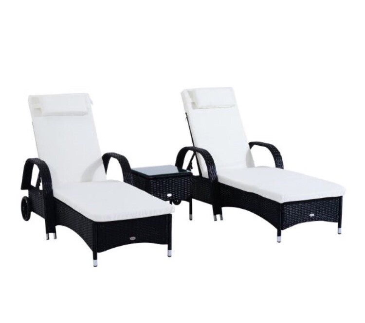 New black Rattan sun loungers in Alresford, Hampshire Gumtree