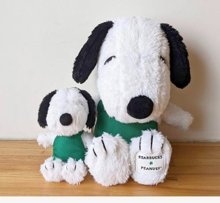 スタバ スヌーピー ぬいぐるみ mini Starbucks Japan PEANUTS Collaboration 2022 Autumn SNOOPY