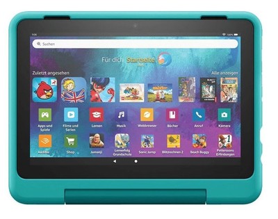 Das neue Amazon Fire HD 8 Kids Pro Tablet | 32GB | 12 Gen. 2024 | Blaugrün OVP✅