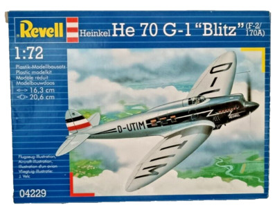 Heinkel He 70 G-1 ''Blitz'' (F-2/170A) Revell 04229 Maßstab 1:72 Scale 1/72