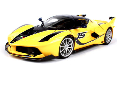 BBURAGO FERRARI FXX K #15 YELLOW 18-16010 1:18*Nice Diecast