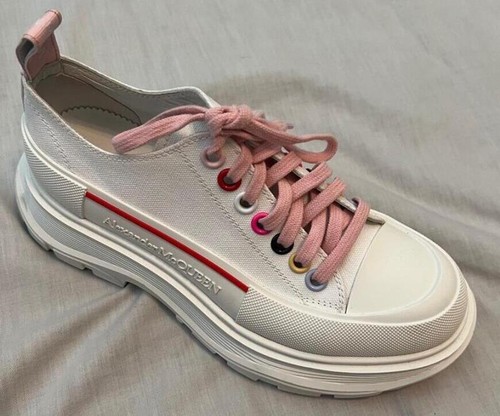 スニーカー MCQUEEN 'Canvas Sack' sneakers Alexander Mcqueen Canvas Sack Sneakers In Blanco | ModeSens