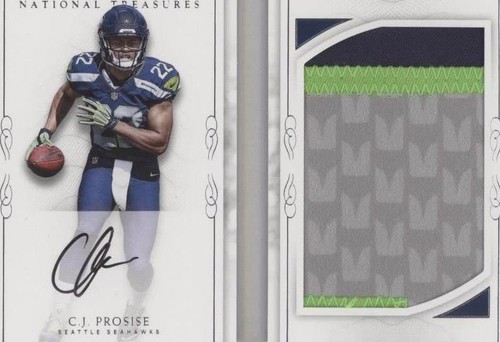 2016 Panini National Treasures C.J. Prosise #18