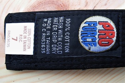 Size 7 ProForce Black Belt & United States Combat Martial Arts Assn 4.5