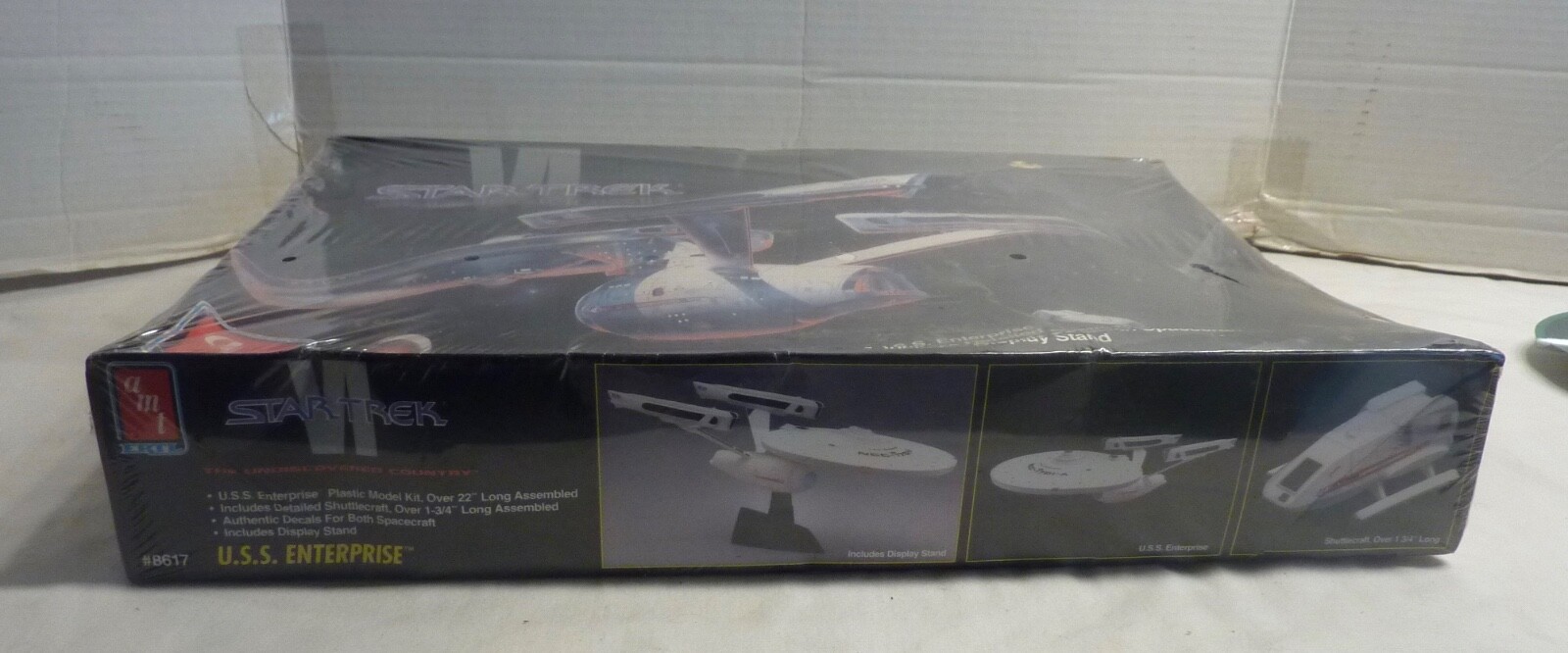 1991 AMT sealed Star Trek VI USS Enterprise Model Kit #8617